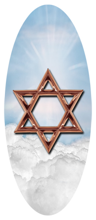 Star of David Blue-Copper